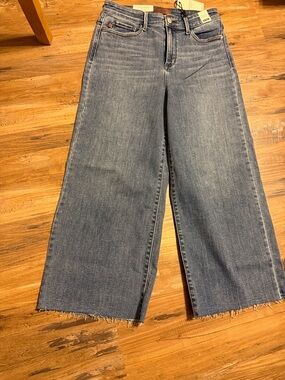 Judy Blue Wide-Leg Jeans in Light Wash Blue